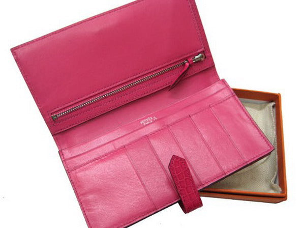 Hermes Wallet H1114 Wallet Pink