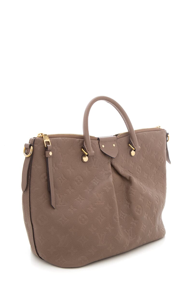 Louis Vuitton 2015 Dark Taupe Empreinte Mazarine Handbag