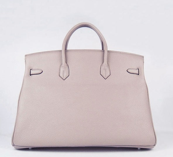 Hermes Birkin 35cm Togo Leather Handbags 6099 Grey Silver
