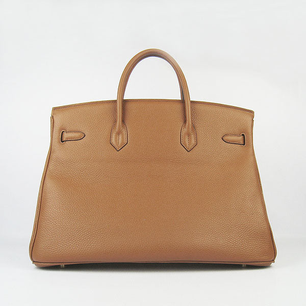 Hermes Birkin 35cm Togo Leather Handbags 6099 Light Coffee Golde