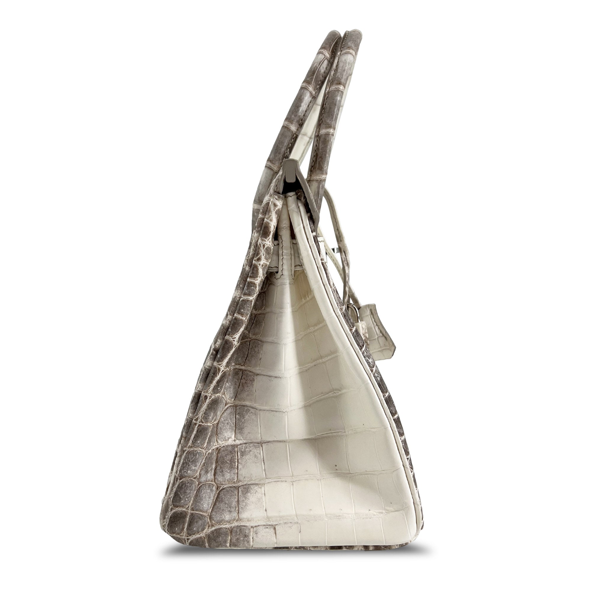 Top Quality Hermes B30 Himalaya Niloticus Croco Matte PHW designer bag