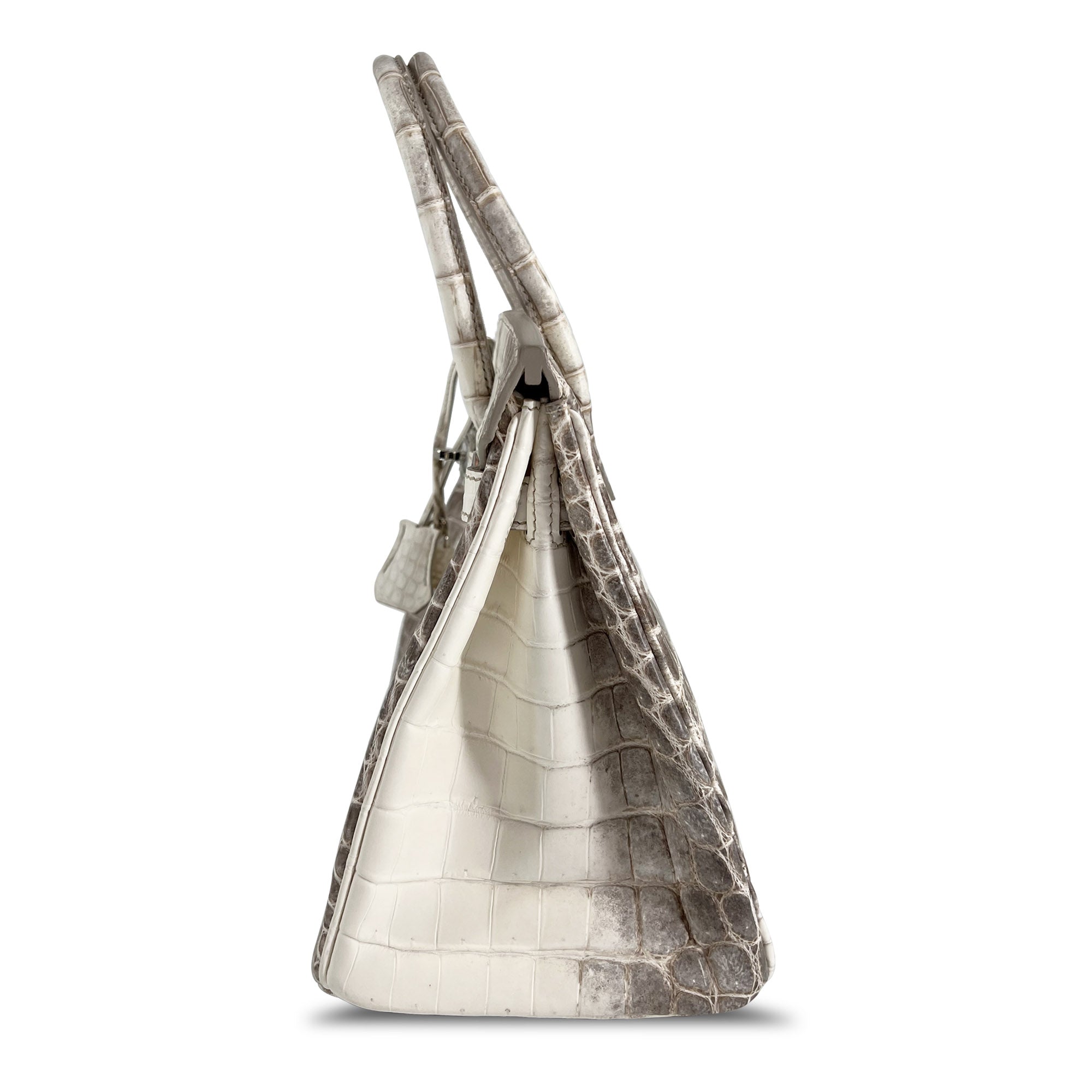 Top Quality Hermes B30 Himalaya Niloticus Croco Matte PHW designer bag
