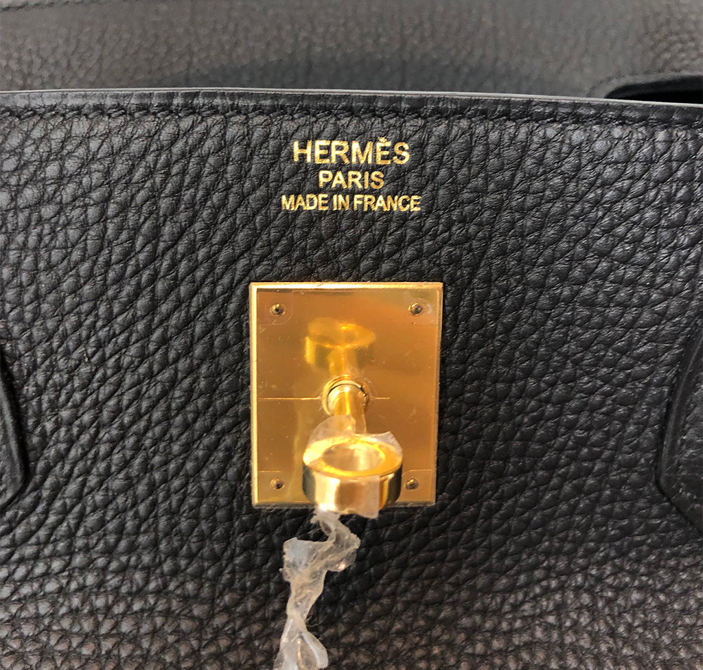 Hermès Birkin 40 Noir Togo GHW Bag