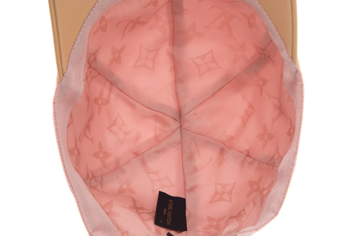 Louis Vuitton "Get Ready" Pink Monogram Hat SZ M