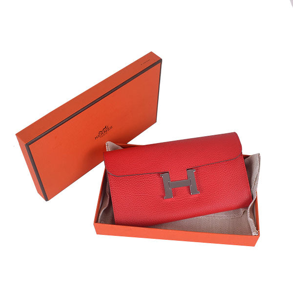 Hermes Wallet H6023 Wallet Cow Leather