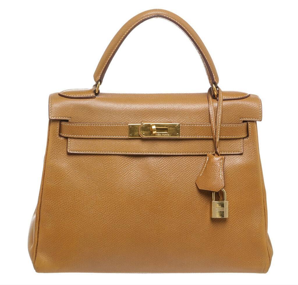 Hermès Kelly 28 Gold Epsom Bag GHW