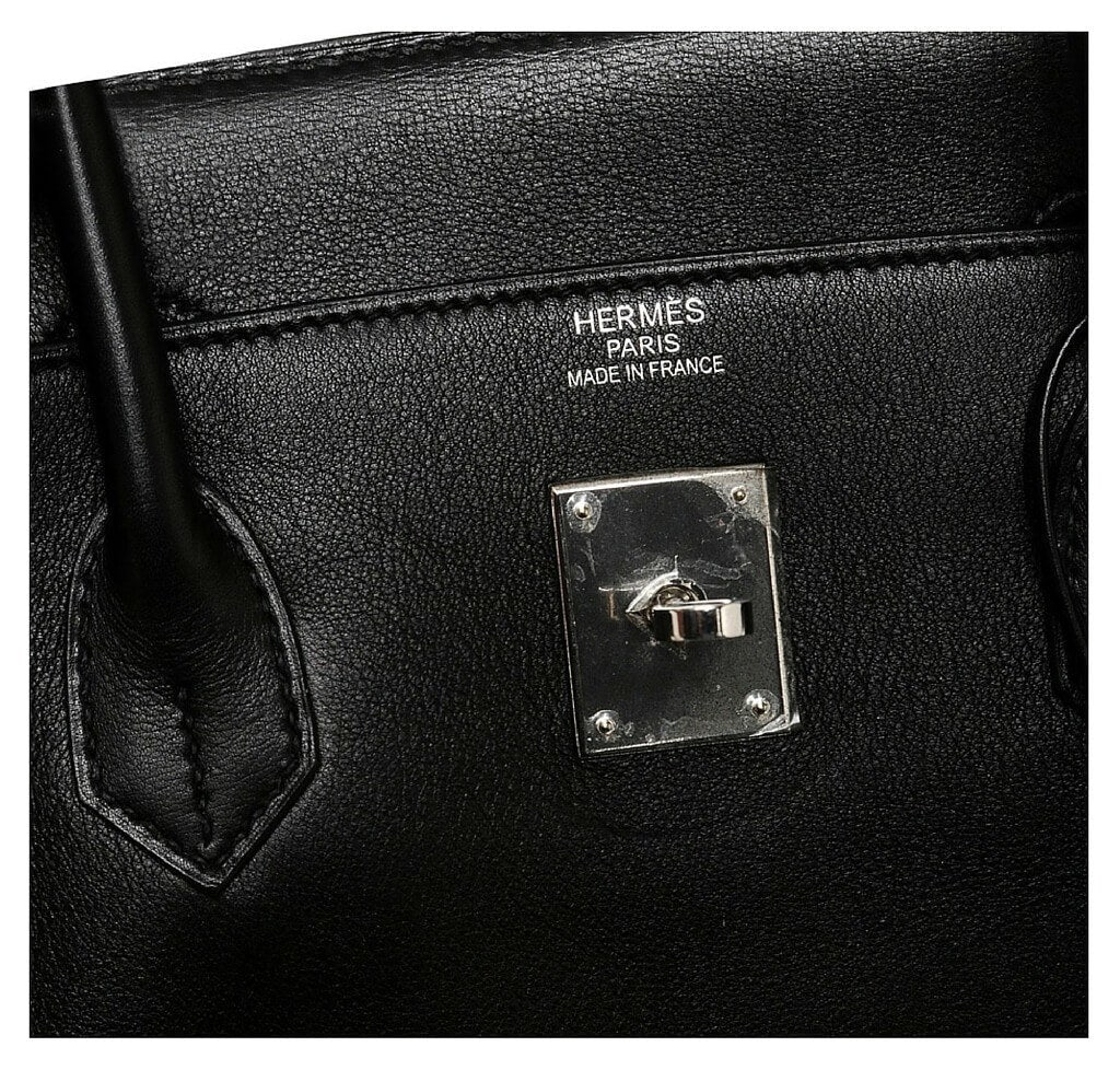 Hermès Birkin 40 Noir Bag PHW