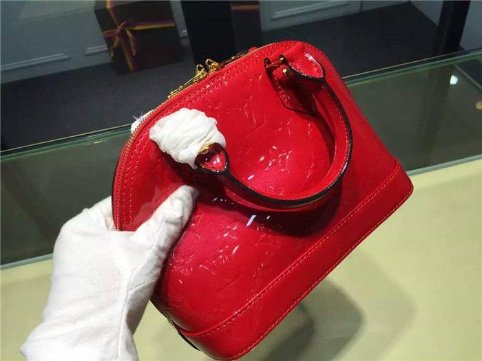 Louis Vuitton Alma BB Vernis Leather Bag