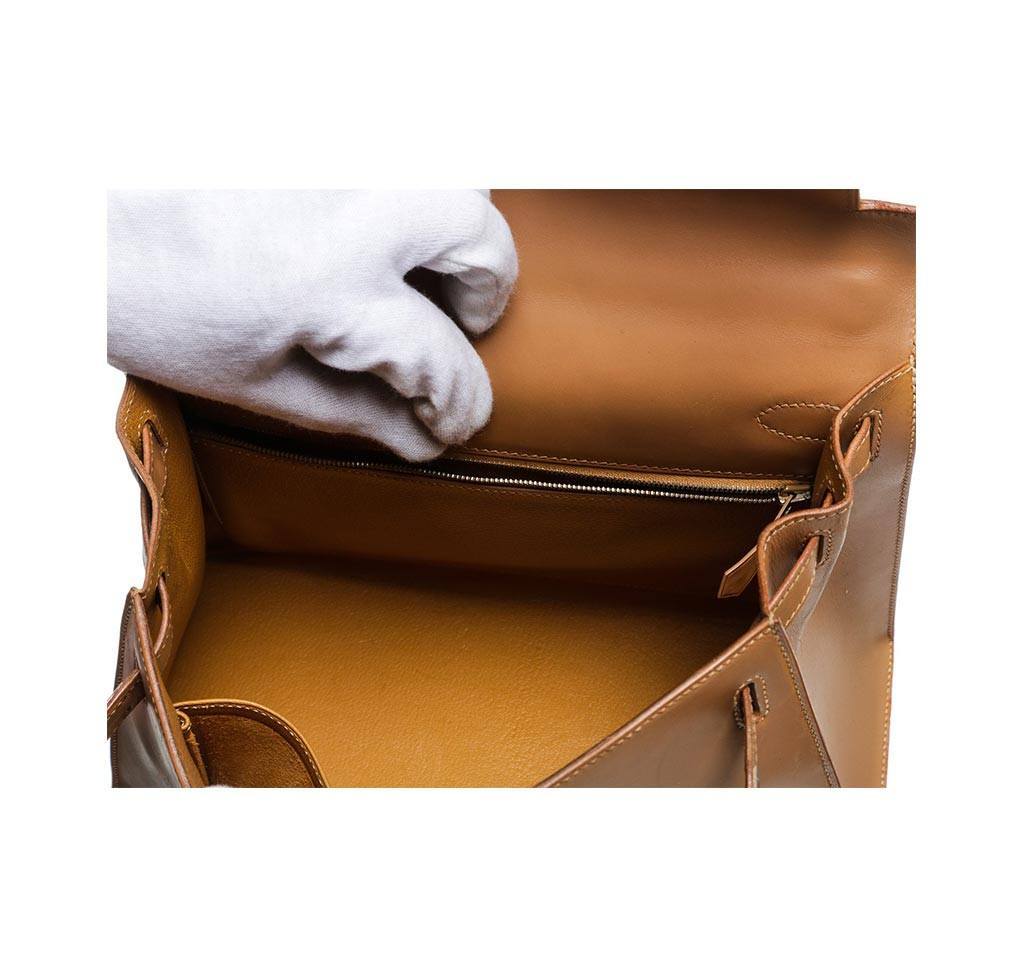 Hermès Kelly 32 Bag Natural Leather Gold