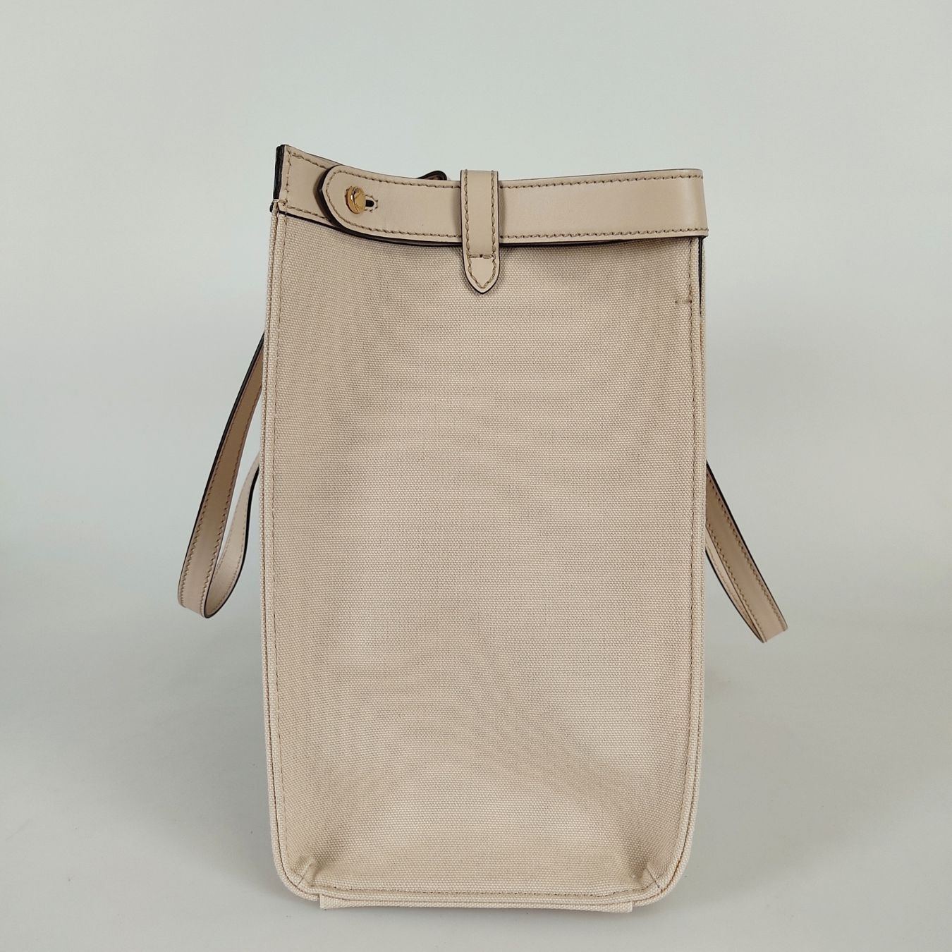 Fendi Fendi Peekaboo Tote Medium Canvas shoulder bag pink - '10s